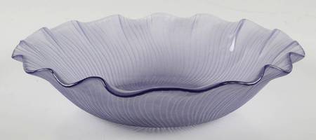 Ruffled Lotus Lavender 10" Hostess Bowl