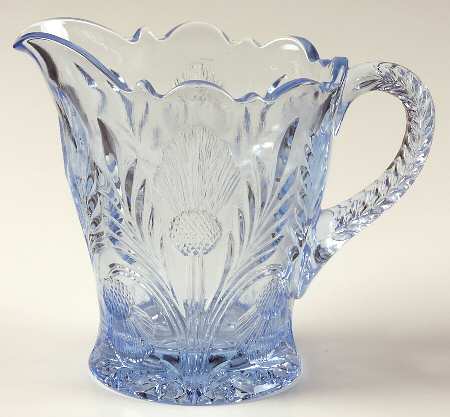 Inverted Thistle Blue Creamer