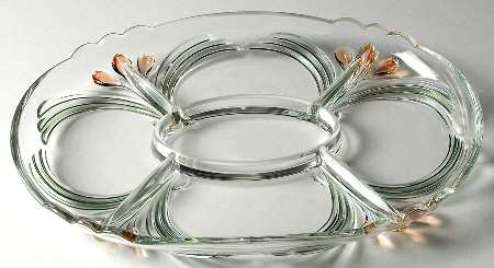 French Bouquet (Giftware) Large Serving Relish Tray by Mikasa