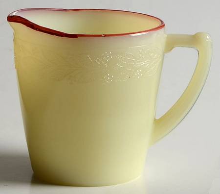 Laurel Red Trim (Child's Set) Child's Creamer