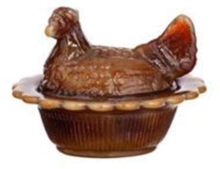 Animals & Figurines 6" Hen on Nest