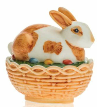 Animals & Figurines #412 Bunny on Basket