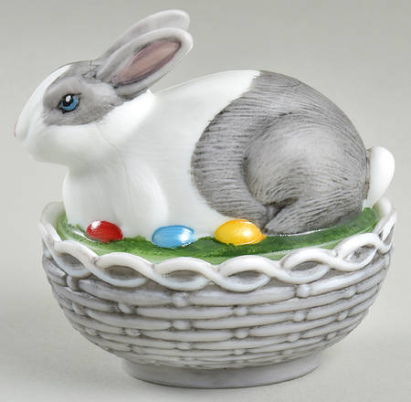 Animals & Figurines #412 Bunny on Basket