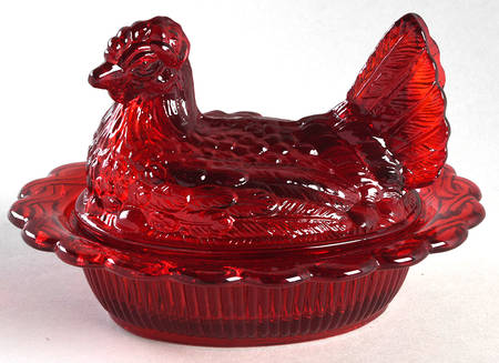 Animals & Figurines 6" Hen on Nest