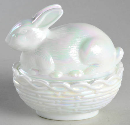 Animals & Figurines #412 Bunny on Basket