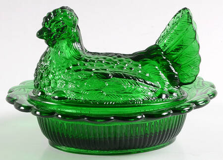 Animals & Figurines 6" Hen on Nest