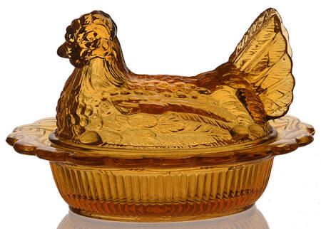Animals & Figurines 6" Hen on Nest
