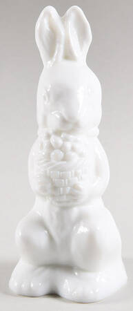 Animals & Figurines Rabbit Holding Basket of Eggs