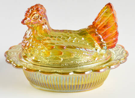 Animals & Figurines 6" Hen on Nest