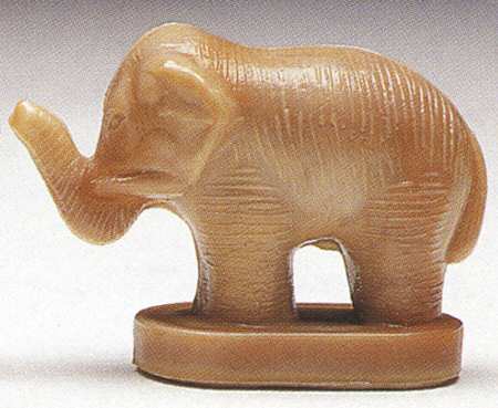 Animals & Figurines #166 Small Elephant with Trunk Out