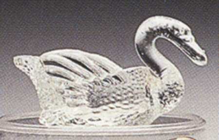 Animals & Figurines #118 Clear Swan