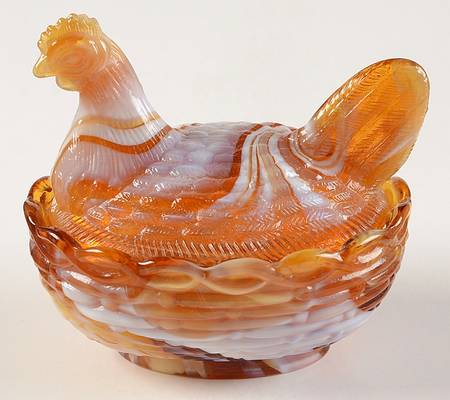 Animals & Figurines 4" Hen on Nest