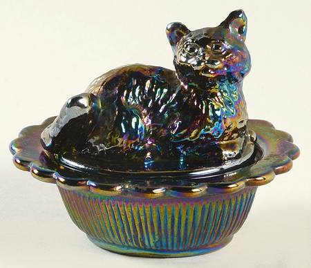 Animals & Figurines #235 Kitten on Basket