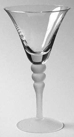 Tudor Frosted Wine Glass