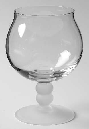 Tudor Frosted Brandy Glass