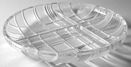 Stratton Clear Frost 12" Round 4 Part Relish