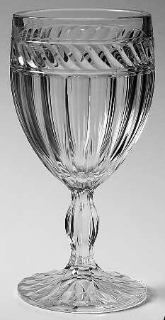 Italian Countryside (Pressed, Swirls) Wine Glass