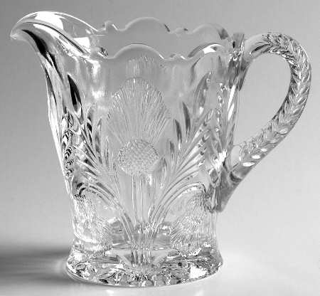 Inverted Thistle Clear Creamer