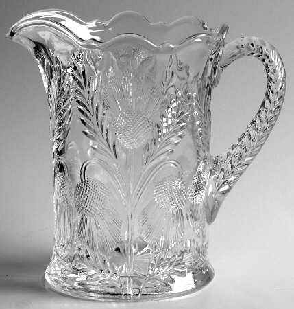 Inverted Thistle Clear 28 Oz Pitcher
