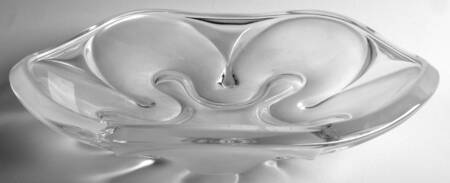Royal Symphony Clear 14" Shallow Round Bowl
