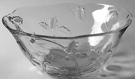 Season's Holly 11" Round Bowl