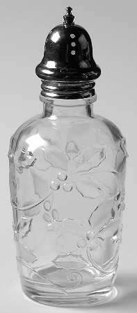 Season's Holly Shaker with Metal Lid