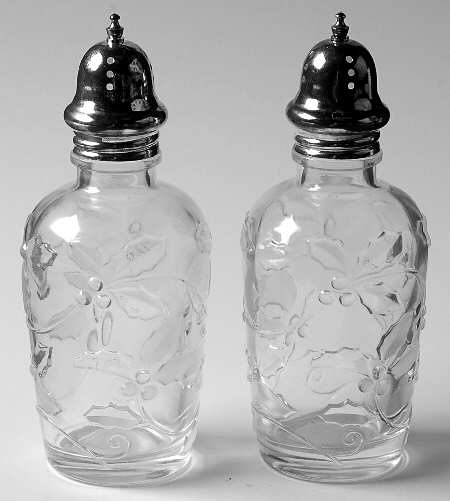 Season's Holly Shaker Set w/Metal Lids