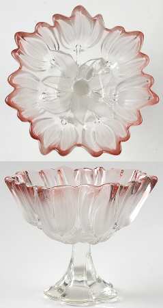 Tulips Pink 7" Footed Bowl
