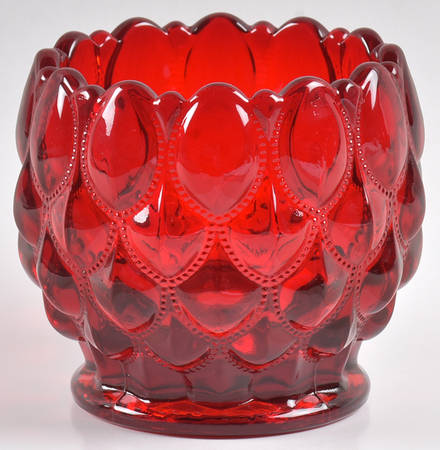 Elizabeth Red Open Candy Dish
