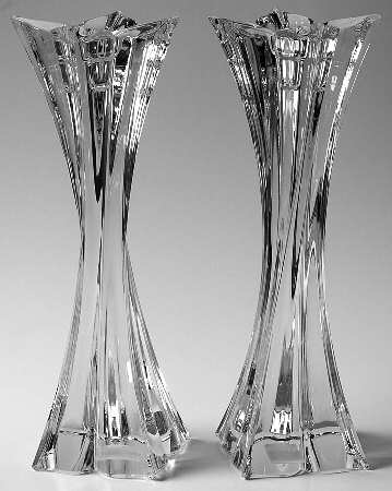 Florale 10" Single Light Candlestick (Pair)