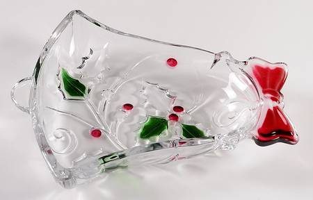 Merry Holly Bell Shape Bowl