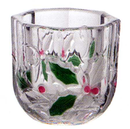 Merry Holly Votive Candleholder