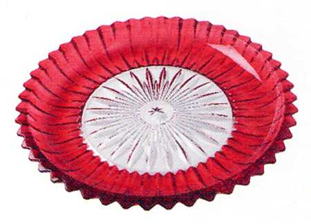 Diamond Brilliance Ruby 14" Round Platter