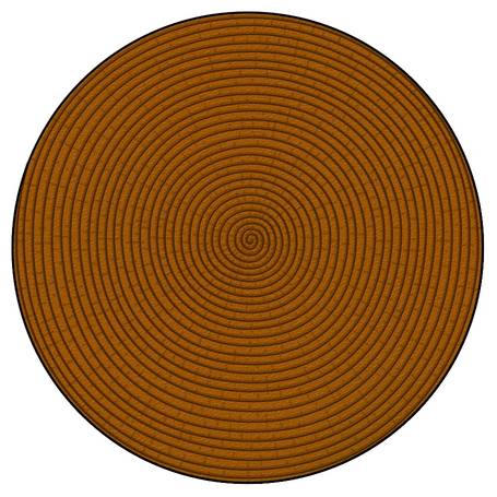 Christmas Celebrations Copper Dinner Plate