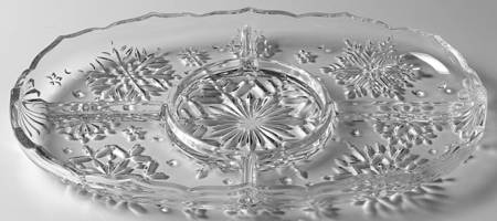 Snowflake Tray for Chip & Dip Set by Mikasa