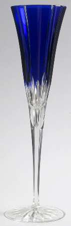 Castille Blue Fluted Champagne