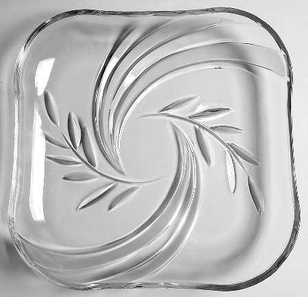 Willow Leaf 13" Square Platter