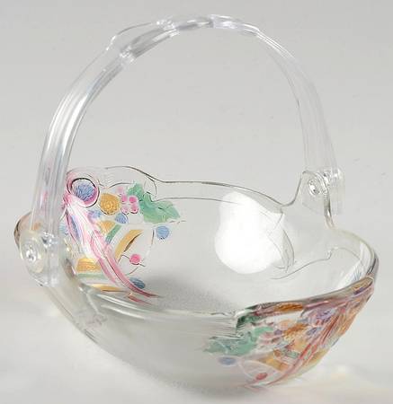 Festive Bells 7" Handled Basket