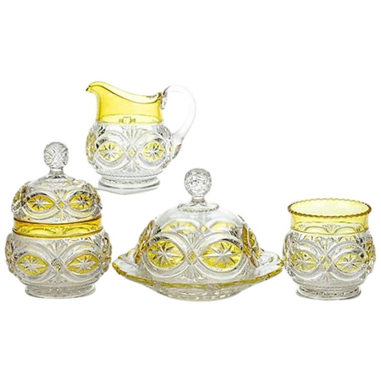 Brittanic Yellow Flash Round Covered Butter