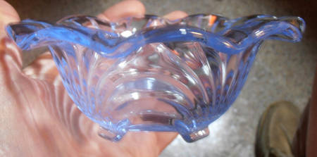 Lindsey Blue (Moonlight) Child's Centerpiece Bowl