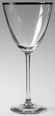Classic Platinum Water Goblet