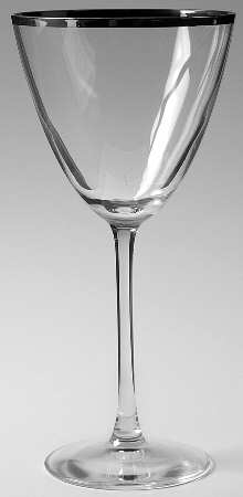Classic Platinum Wine Glass