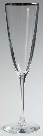 Classic Platinum Fluted Champagne