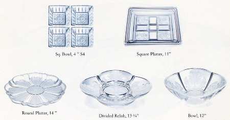 Venetian Flair 4" Square Bowl