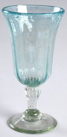 Glitz Turquoise Water Goblet