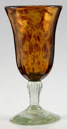Glitz Tortoise Water Goblet