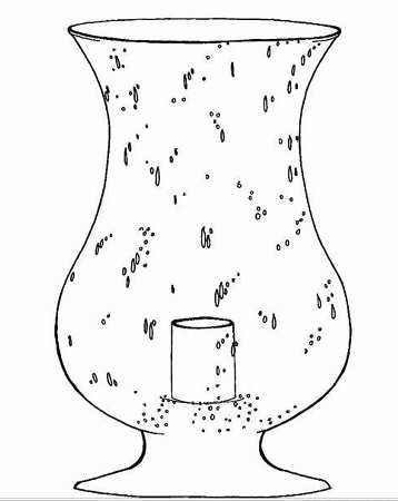 Bellini- Bubble Series 9" 1 Piece Open Hurricane
