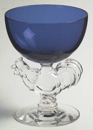 Animals & Figurines Cobalt Blue Liquor Cocktail