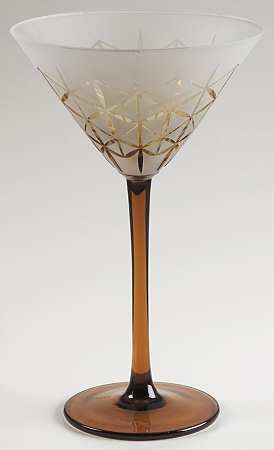 Cheers Artistry Tapestry Martini Glass