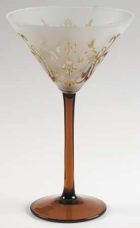 Cheers Artistry Tapestry Martini Glass